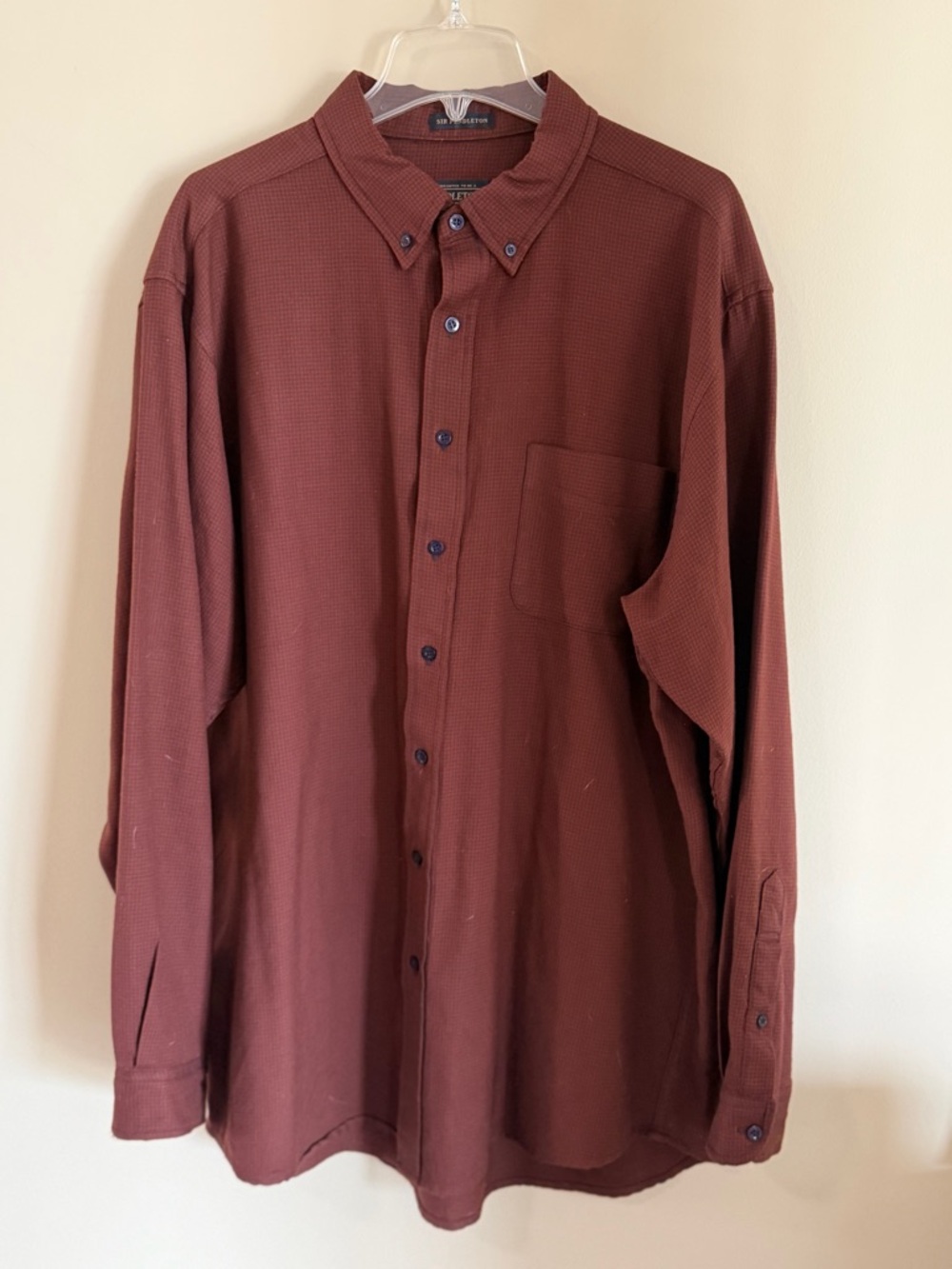 Pendleton Men’s 100% Wool Button-Down Shirt - XXL Tall